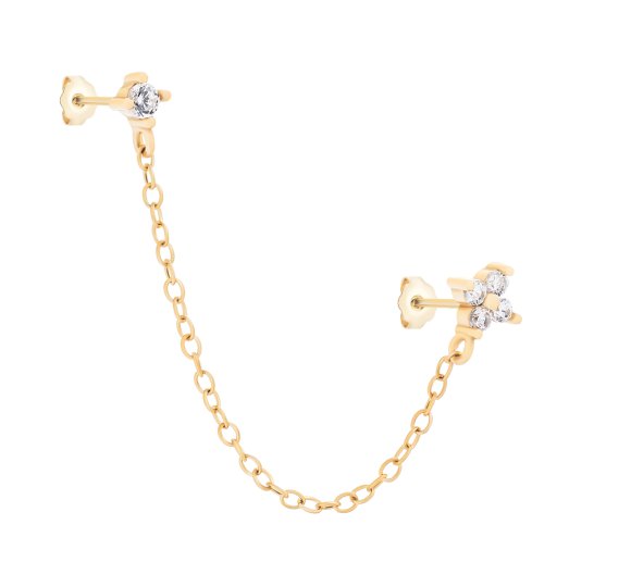 Flower double stud