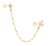 Flower double stud