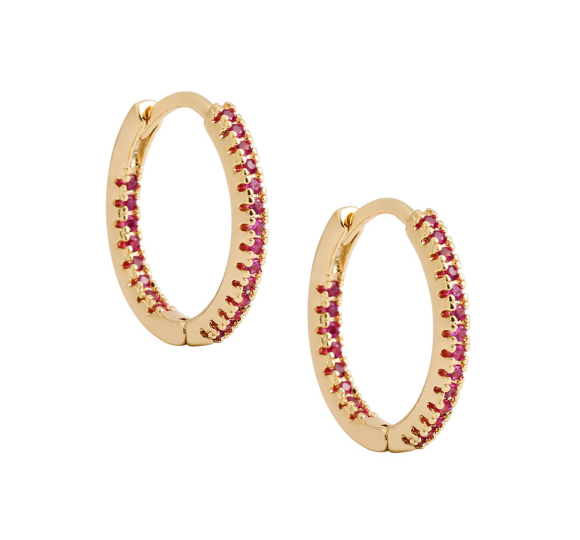 Infinity hoop pink