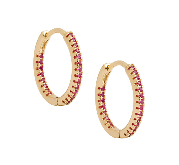 Infinity hoop pink