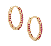 Infinity hoop pink