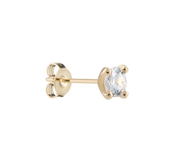 Diamond dot stud L