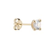 Diamond dot stud L
