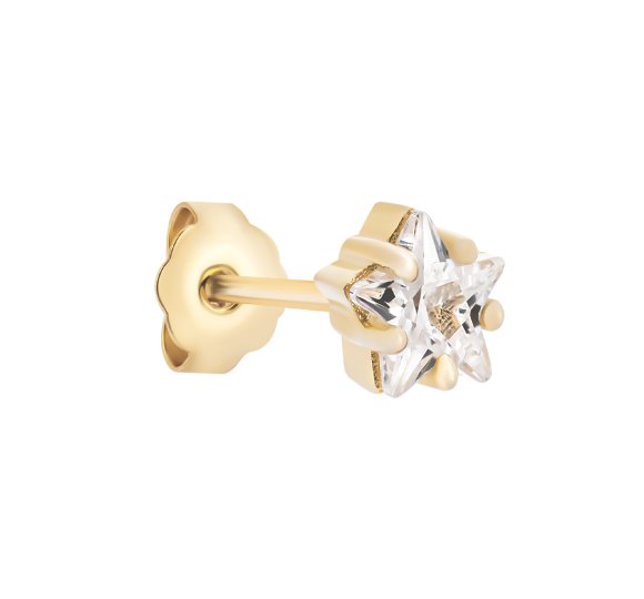 Crystal star stud L