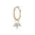 Marquise diamond hoop
