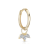 Marquise diamond hoop