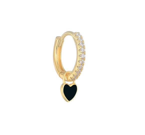 Candy heart black