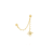 Starlight chain earrings