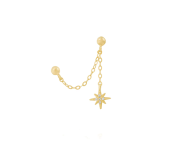 Starlight chain earrings