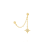 Starlight chain earrings