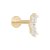 Triple brilant labret