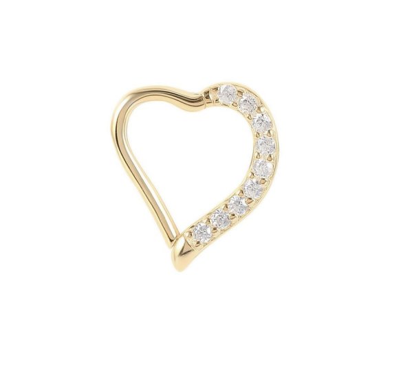 Heart piercing Left