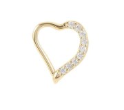 Heart piercing Left