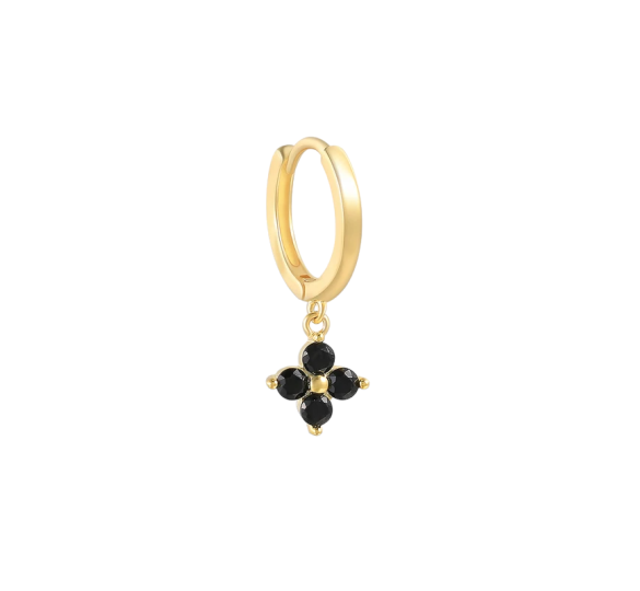 Flower daisy black