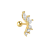 Leaf marquise piercing