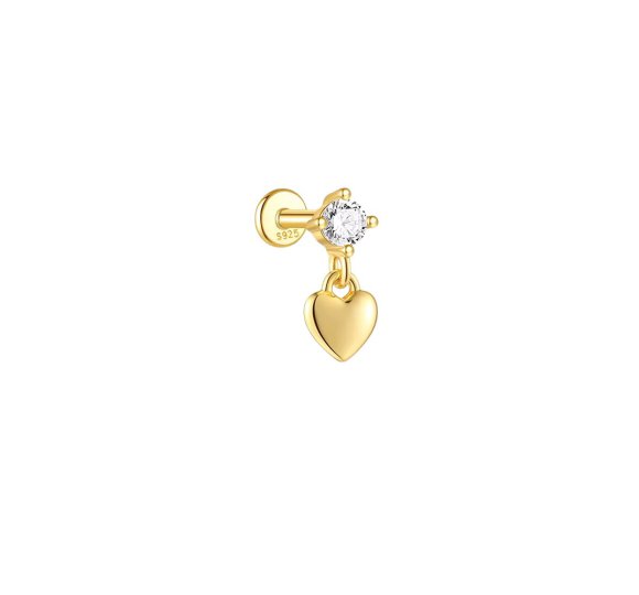 Heart labret