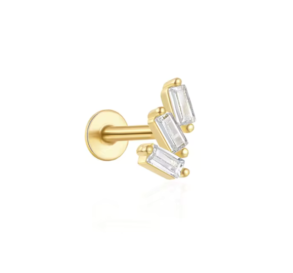 Trippel square piercing