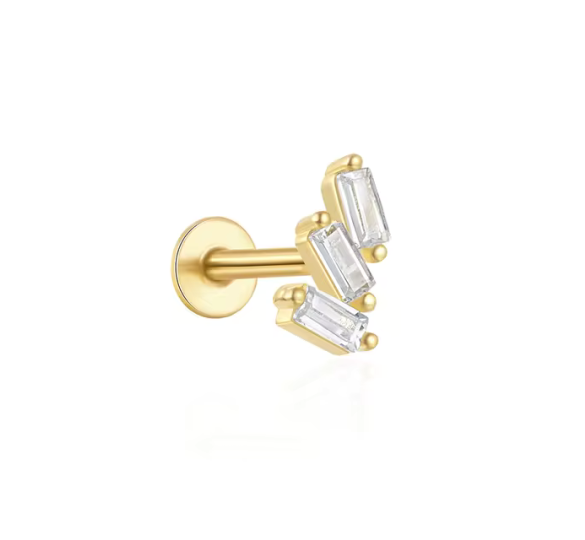 Trippel square piercing