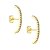 Simple earrings black