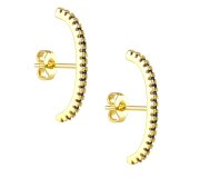 Simple earrings black