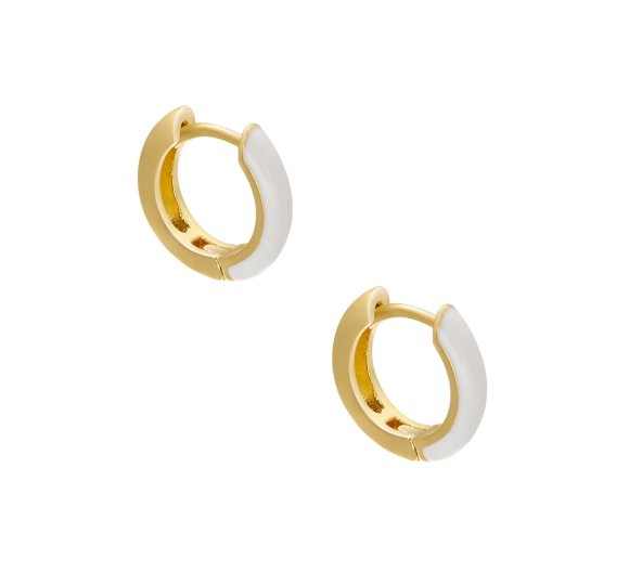 Hoop enamel white