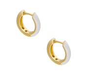 Hoop enamel white