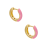 Hoop enamel pink