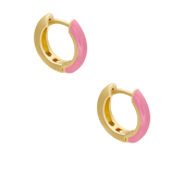 Hoop enamel pink