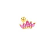 Marquise pink piercing