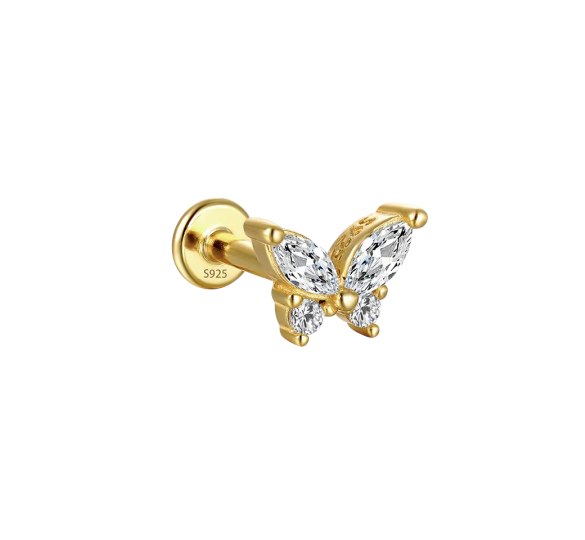 Butterfly labret