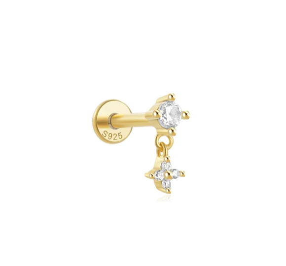Flower daisy labret